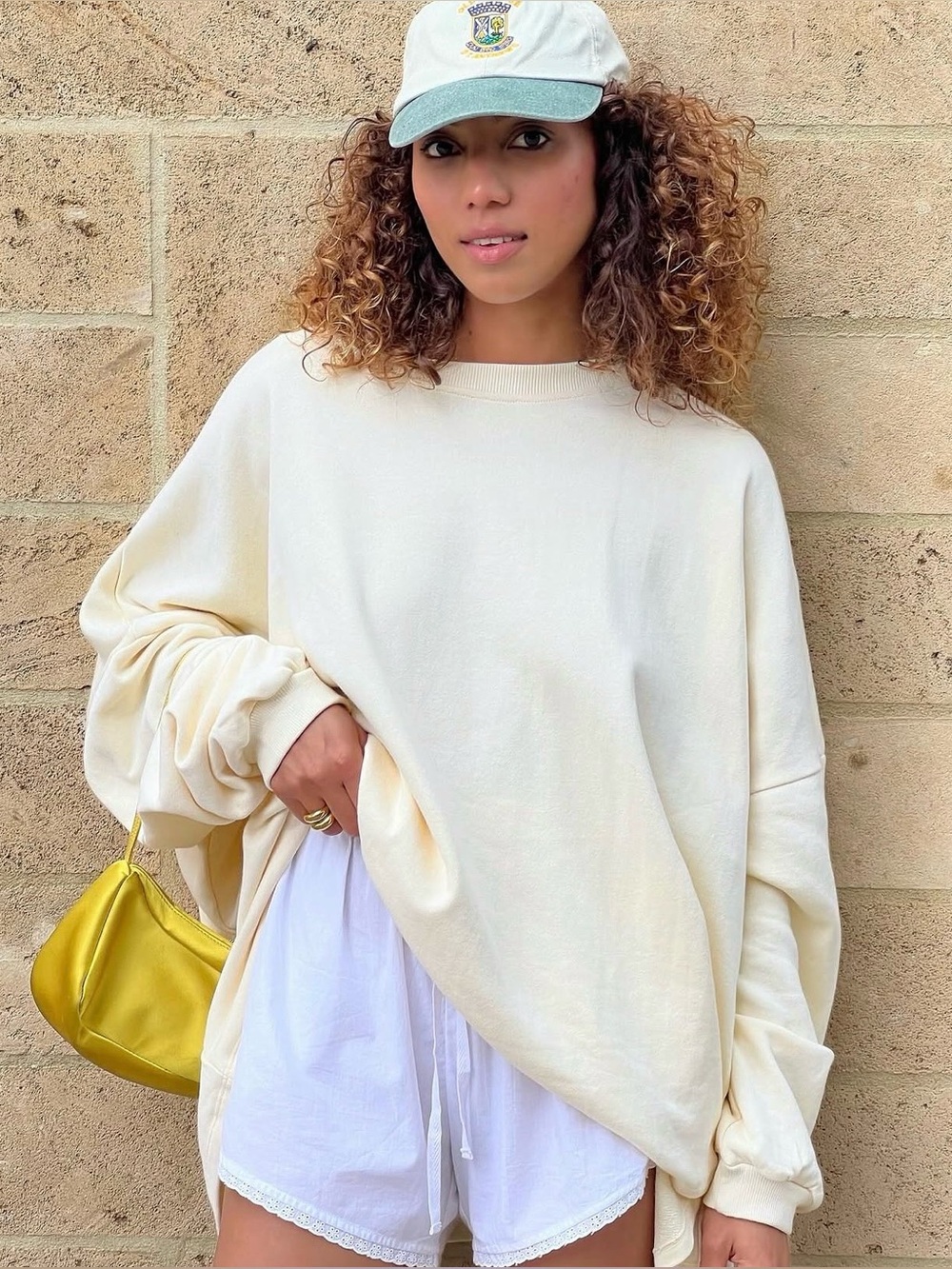 Women’s Cream Lounge Shorts - Brand Not Specified